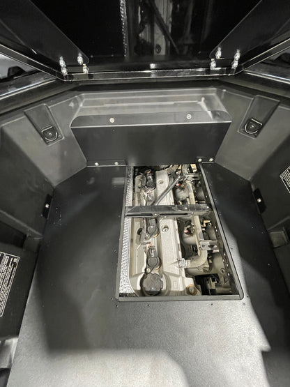 Access your Injectors, Sparkplugs, and oil fill without removing your bed